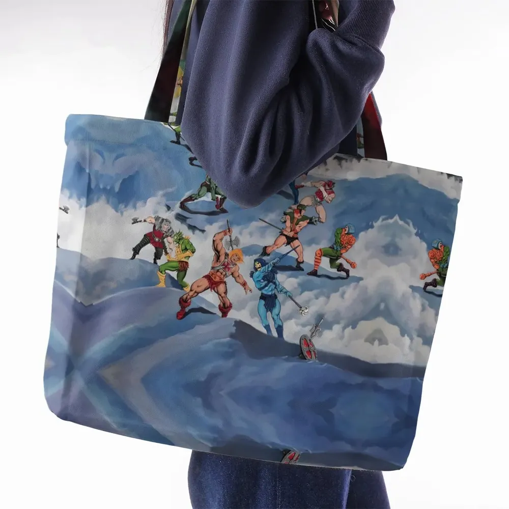 MOTU Castle Grayskull Battle Large Tote Bag - 2