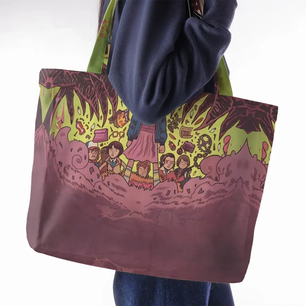 Into The Unknown Stranger Things Large Tote Bag - 2