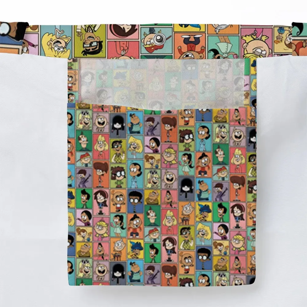 The Loud House Patterns Large Tote Bag - 3