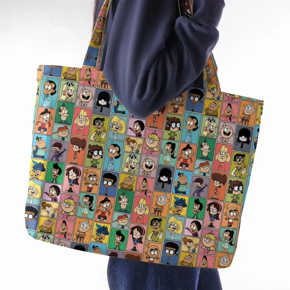 The Loud House Patterns Large Tote Bag - 2