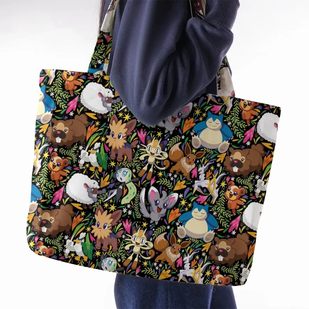 Exotic Tropical Pokemon Large Tote Bag - 2