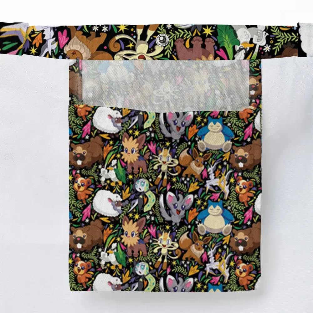 Exotic Tropical Pokemon Large Tote Bag - 3