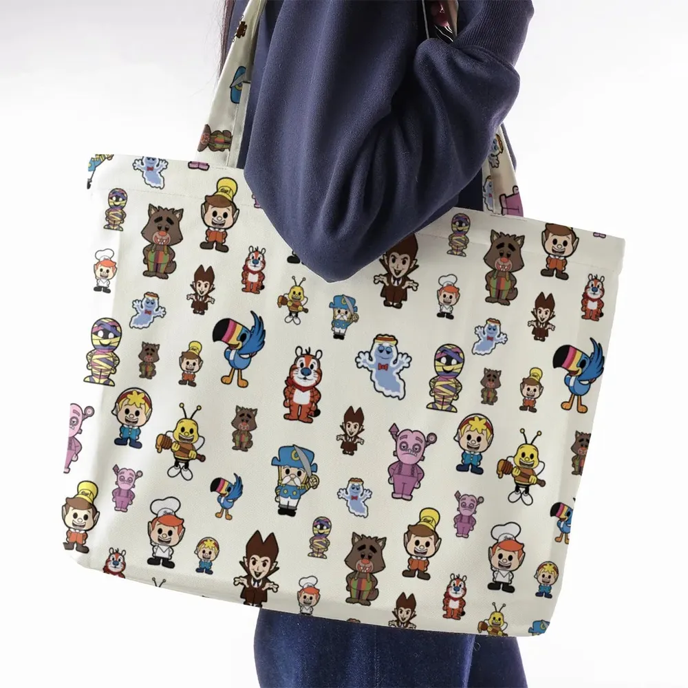 Breakfast Club Cereal Mascot Large Tote Bag - 2