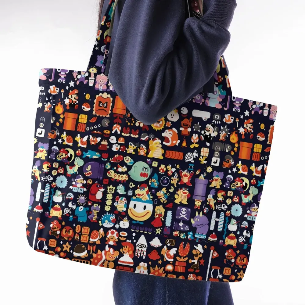Mario Colors Super Mario Large Tote Bag - 2