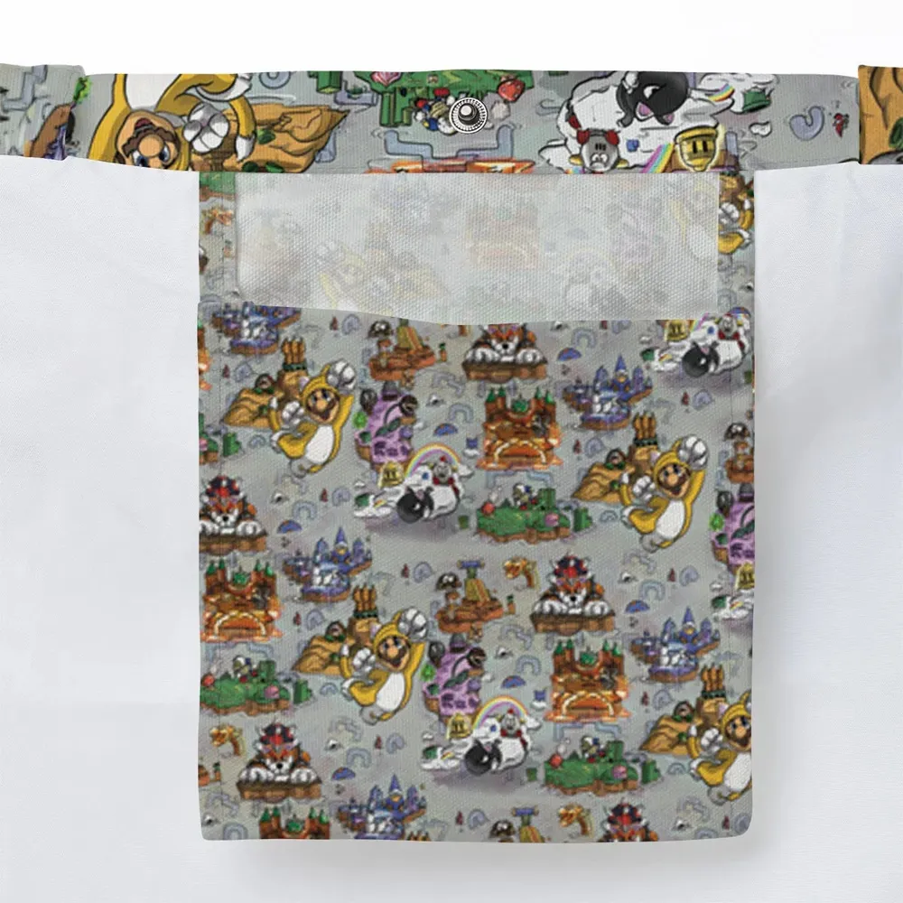 Mushroom World Super Mario Worlds Large Tote Bag - 3