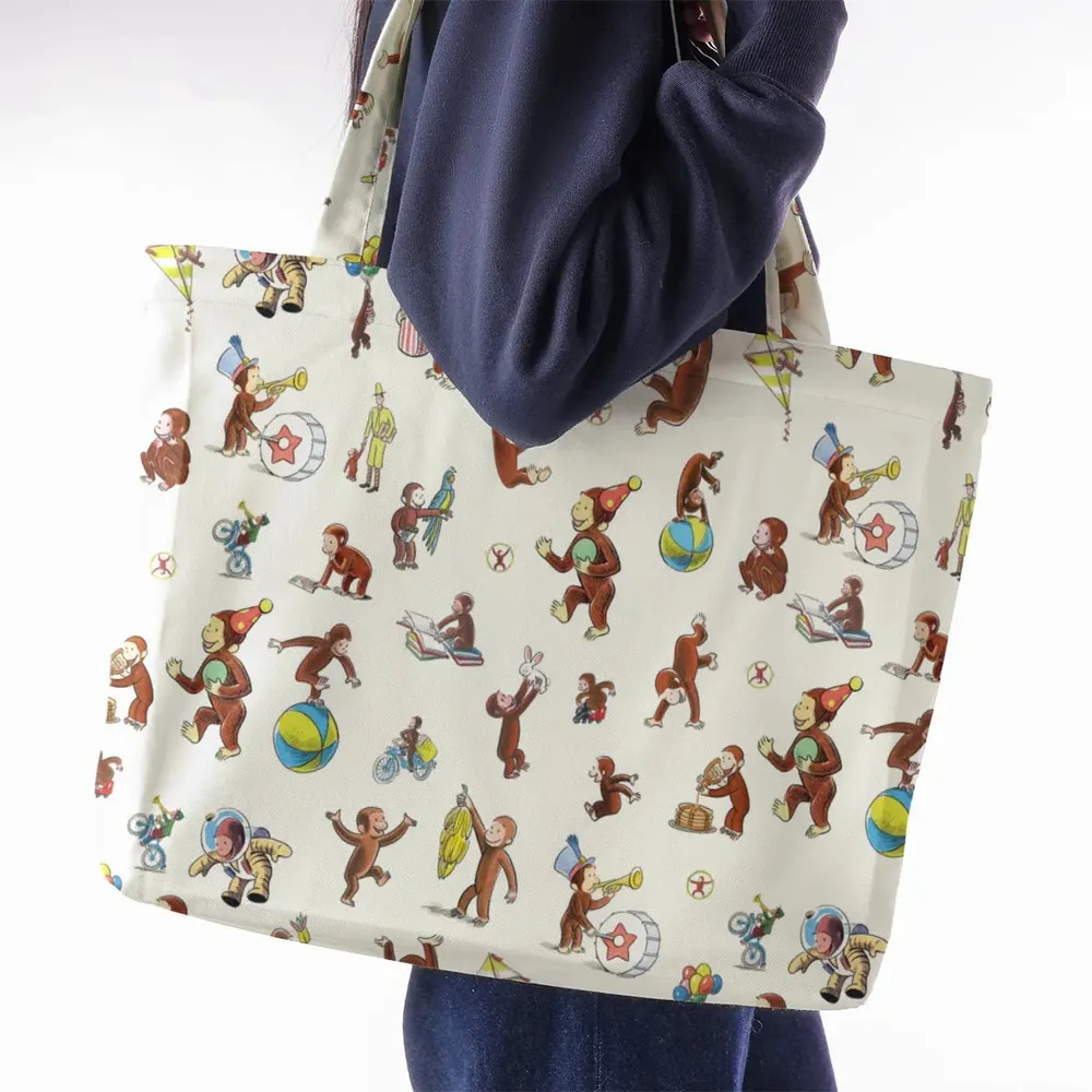 Riotsociety Curious George Large Tote Bag - 2