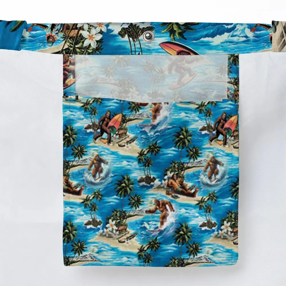 Bigfoot Surfing Summer Vibes Large Tote Bag - 3