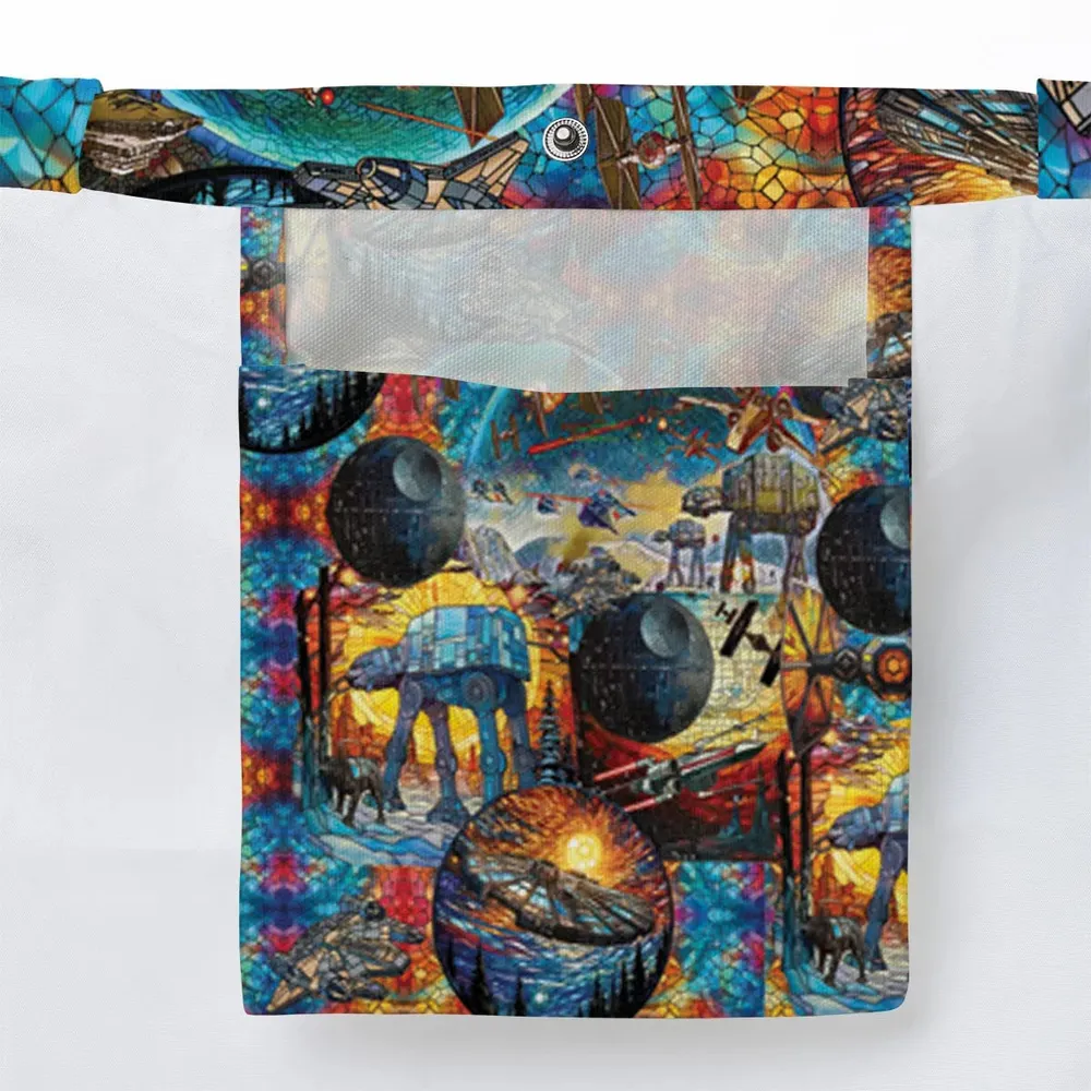Spaceships Death Star Suncatcher Glass Large Tote Bag - 3