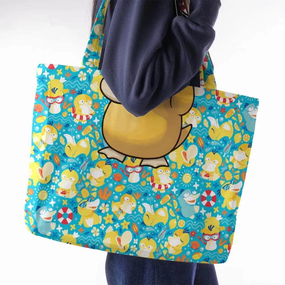 Psyduck Power Pokemon Large Tote Bag - 2