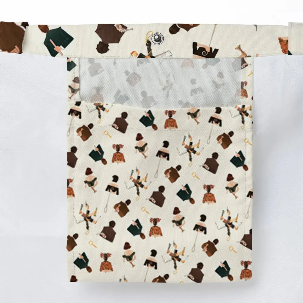 Clue The Movie Characters Pattern Large Tote Bag - 3
