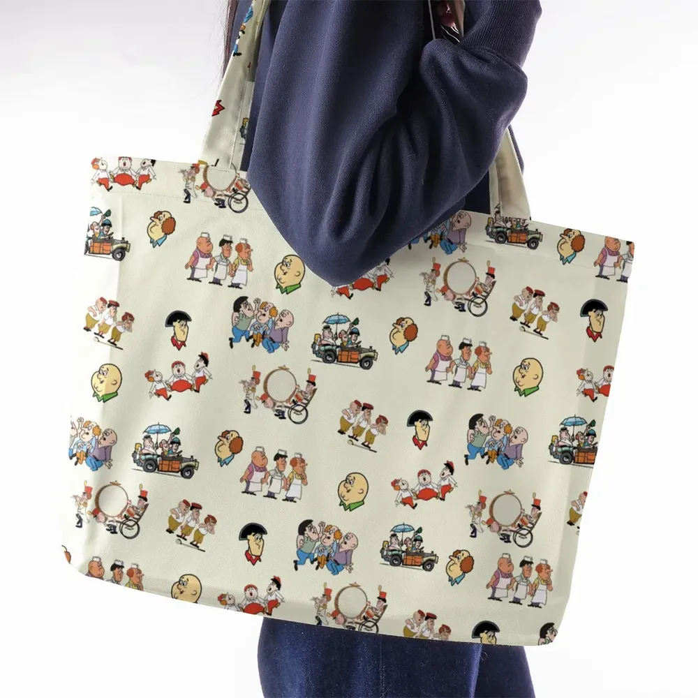 Three Stooges Cartoon 1965 Large Tote Bag - 2
