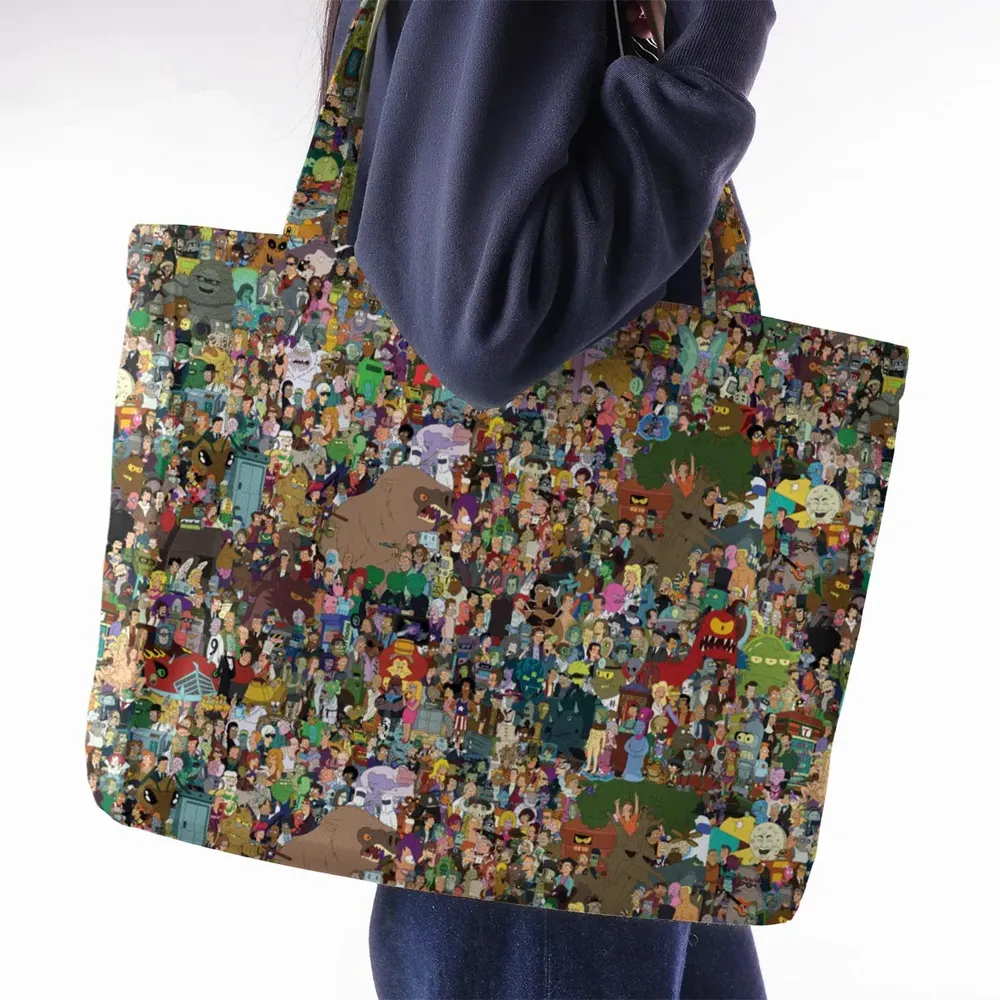 Futurama Characters Large Tote Bag - 2