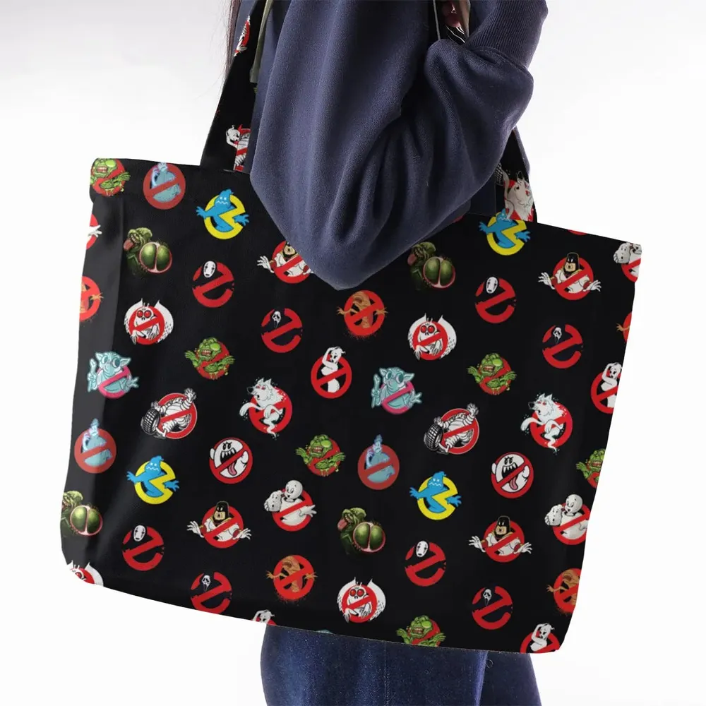 No Ghost Exists Ghostbusters Large Tote Bag - 2