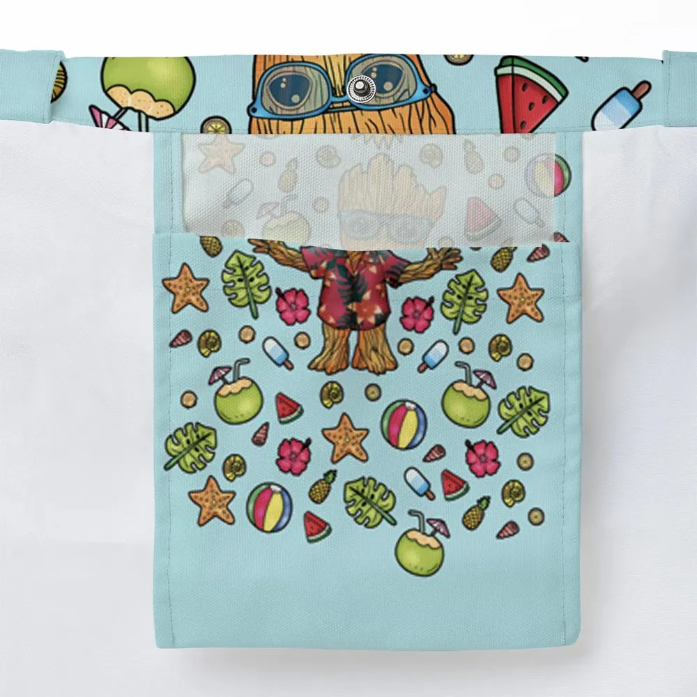 Summer Galaxy Groot Large Tote Bag - 3