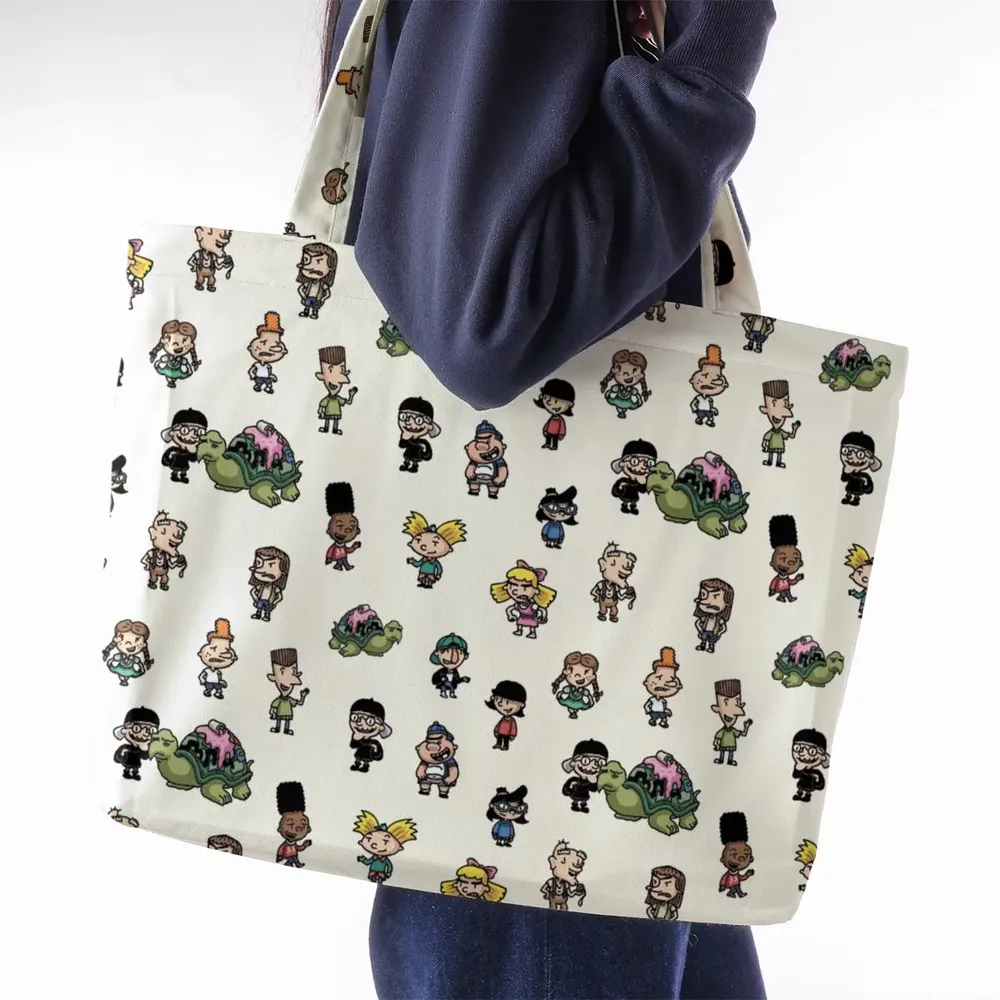 Hey Arnold Characters Large Tote Bag - 2
