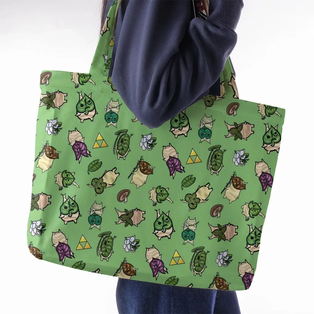 Korok Style The Legend of Zelda Large Tote Bag - 2