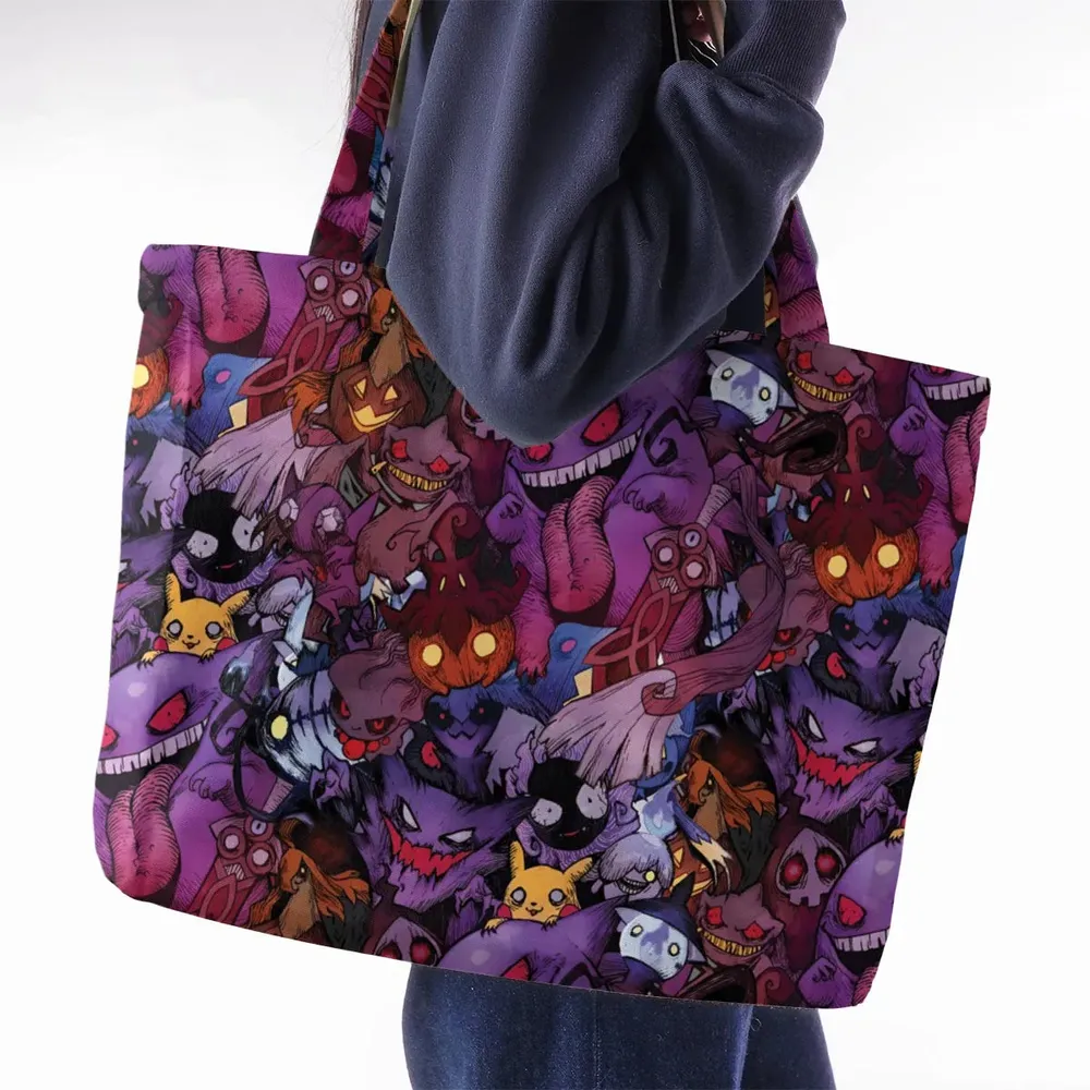 Scaries Poison Pokemon Large Tote Bag - 2
