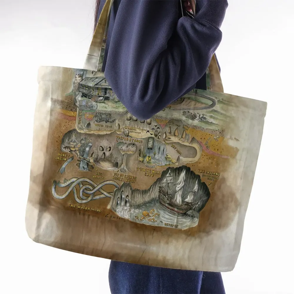 The Goonies Adventure Map Large Tote Bag - 2