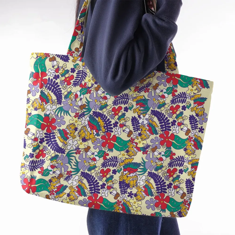 Aloha Garfield And Odie Large Tote Bag - 2