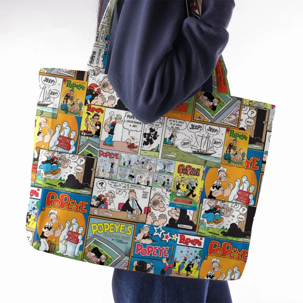 Olive Oyl Popeye Comic Large Tote Bag - 2