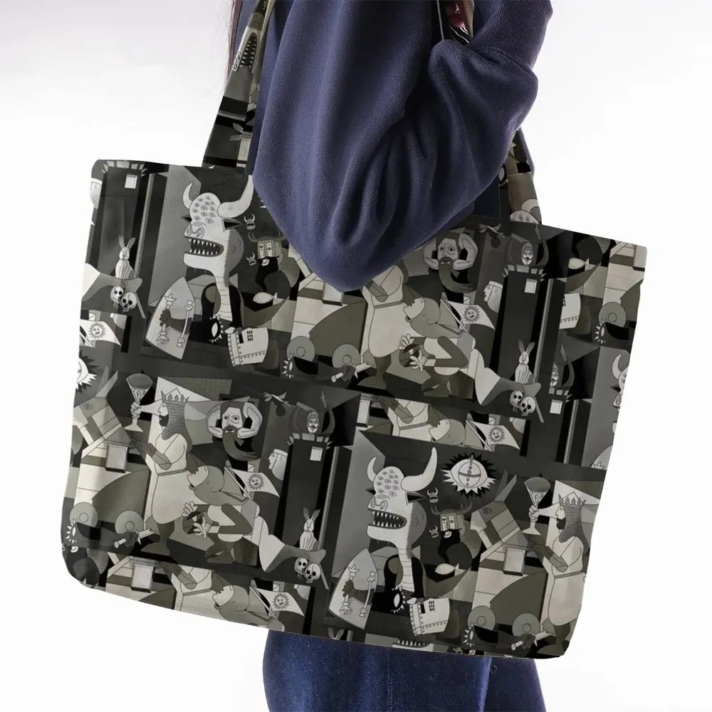 Monty Picasso Style Art Large Tote Bag - 2