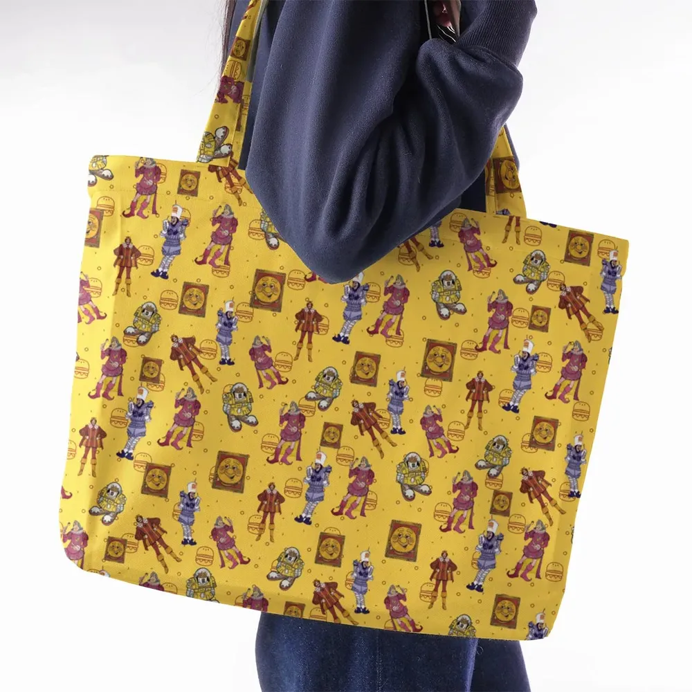 Vintage Burger King Commercial 1980 Large Tote Bag - 2