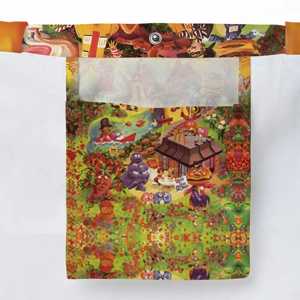 Wonder Foodland The Siege Of Mcdonaldland Large Tote Bag - 3