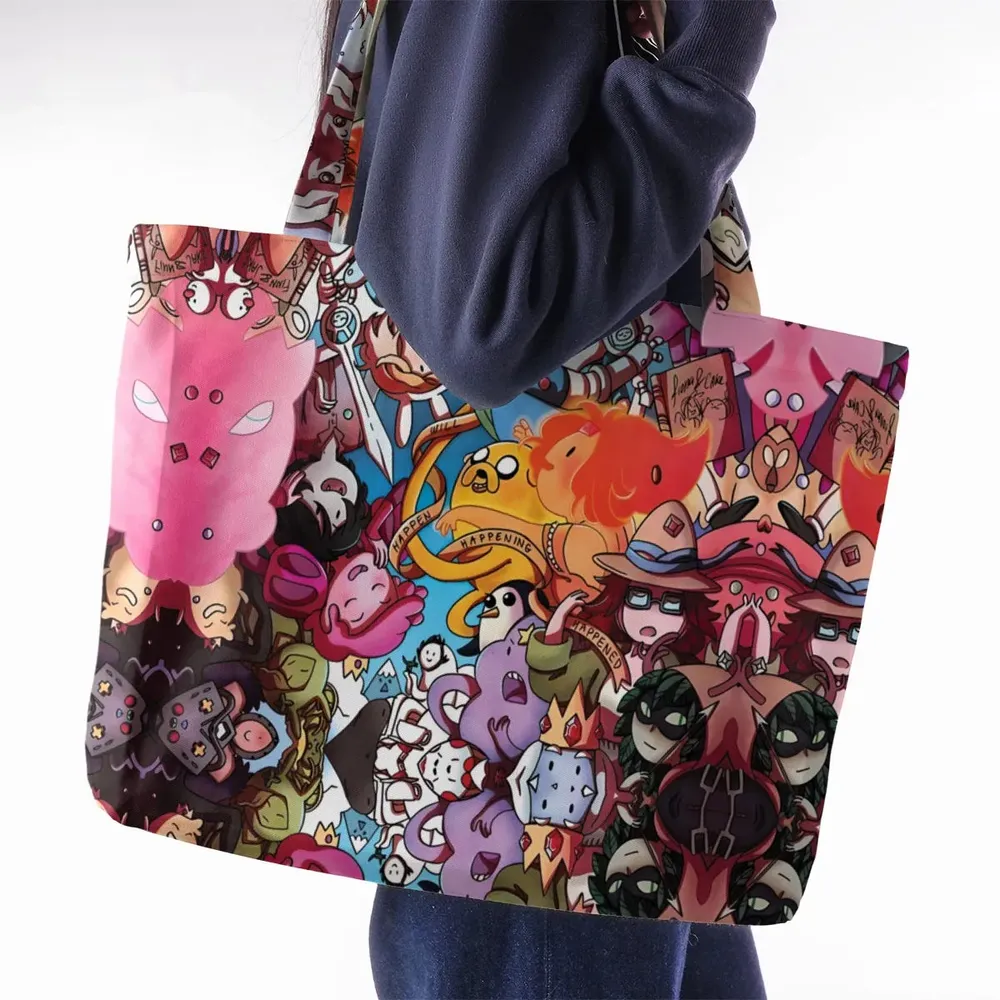 Land of Ooo Adventure Time Large Tote Bag - 2
