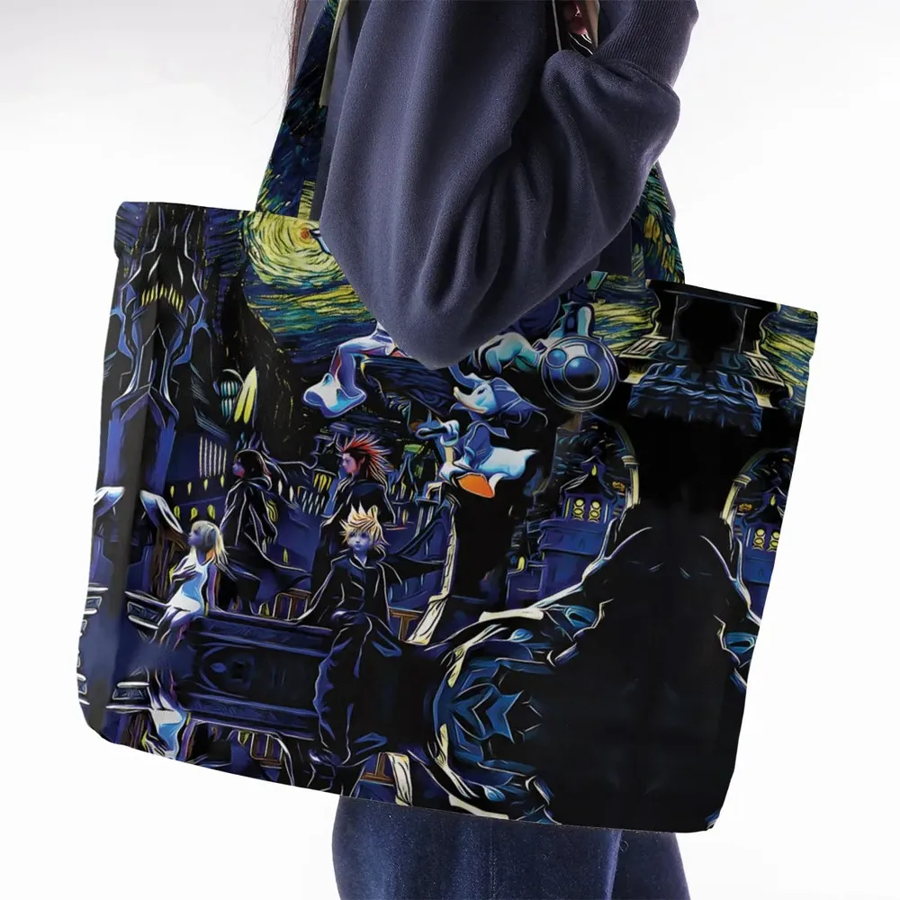 Kingdom Hearts Starry Night Large Tote Bag - 2
