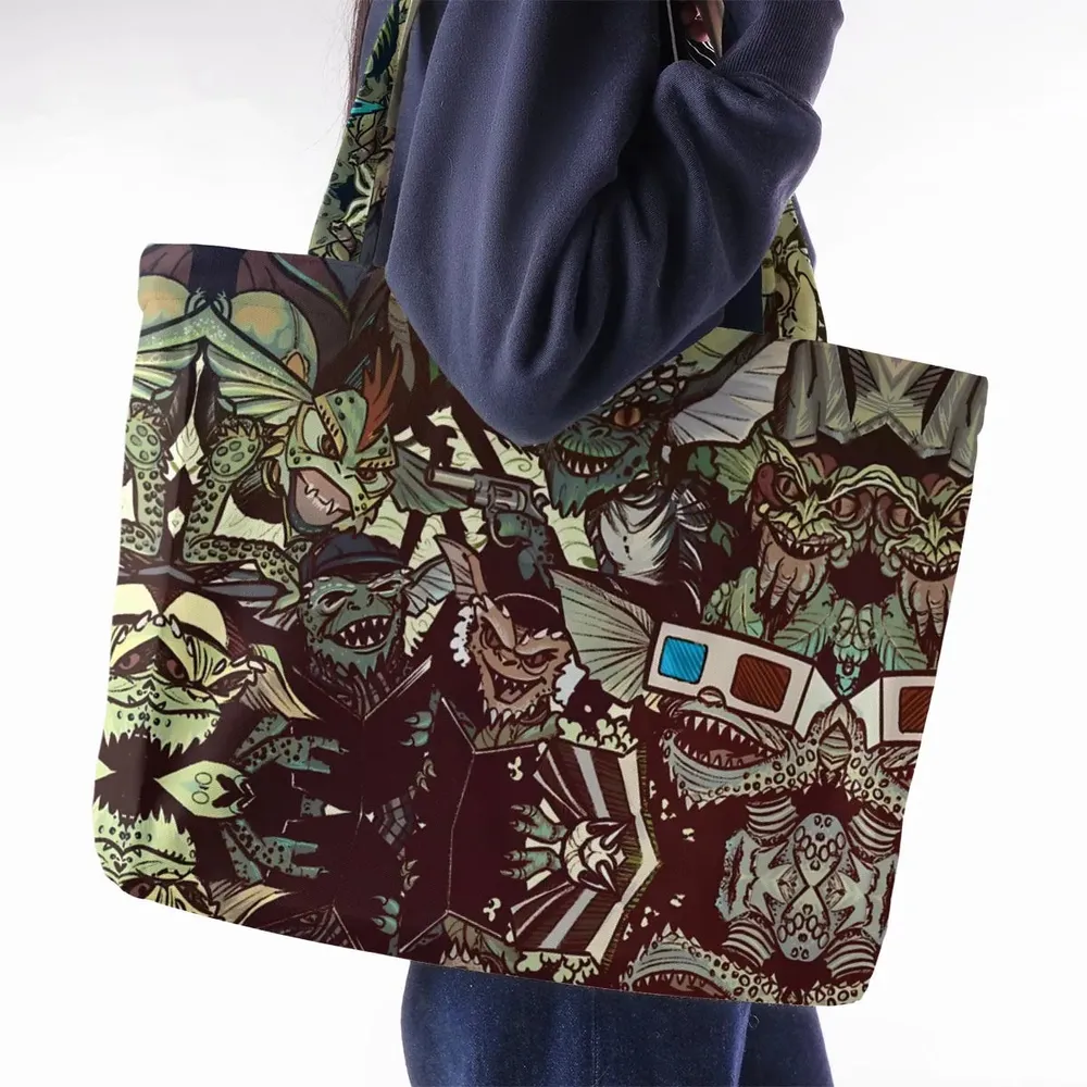 Tropical Gremlins Large Tote Bag - 2