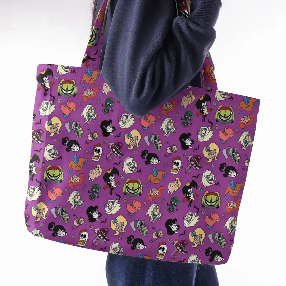 Beetlejuice Cartoon Vintage Large Tote Bag - 2