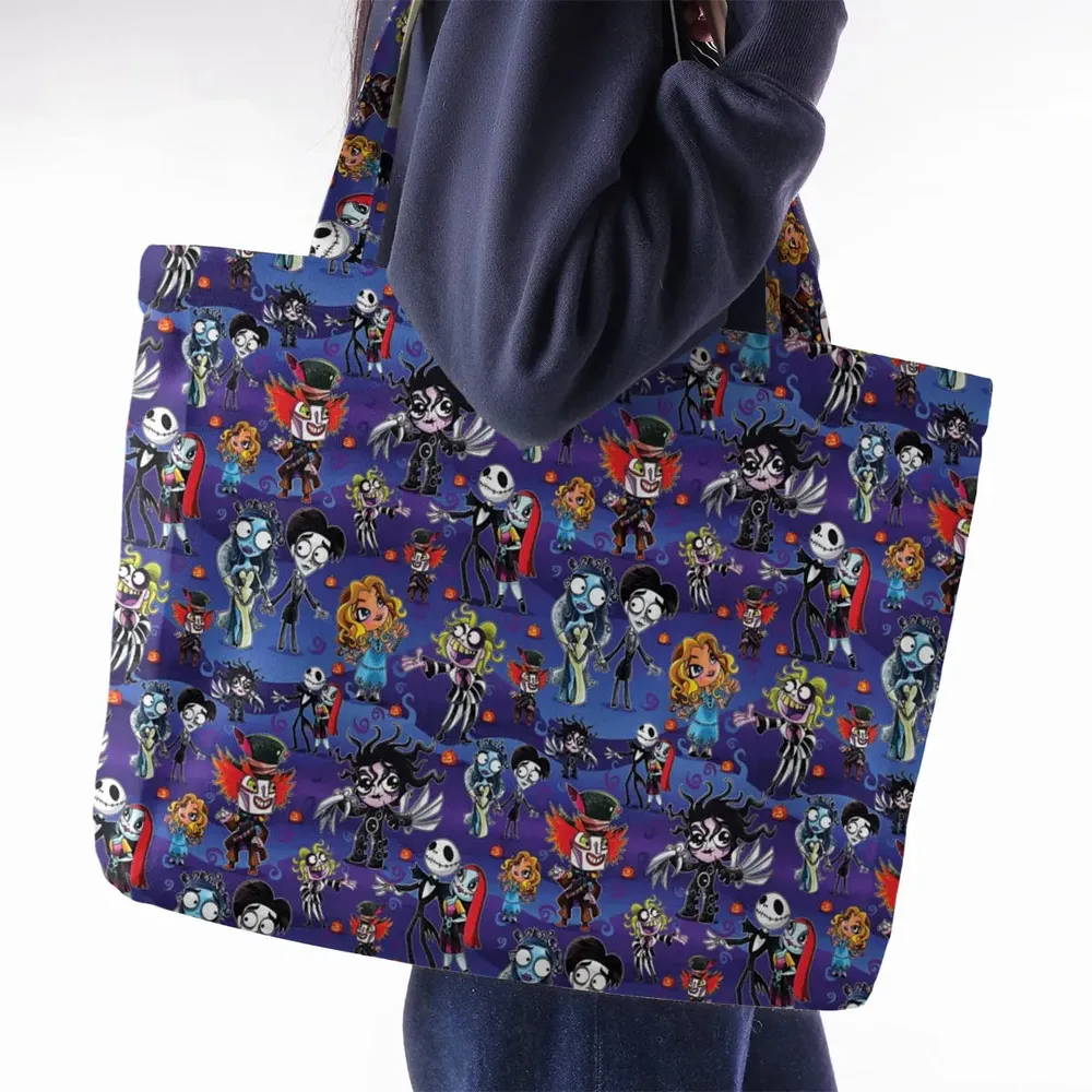 Tim Burton Movies Large Tote Bag - 2