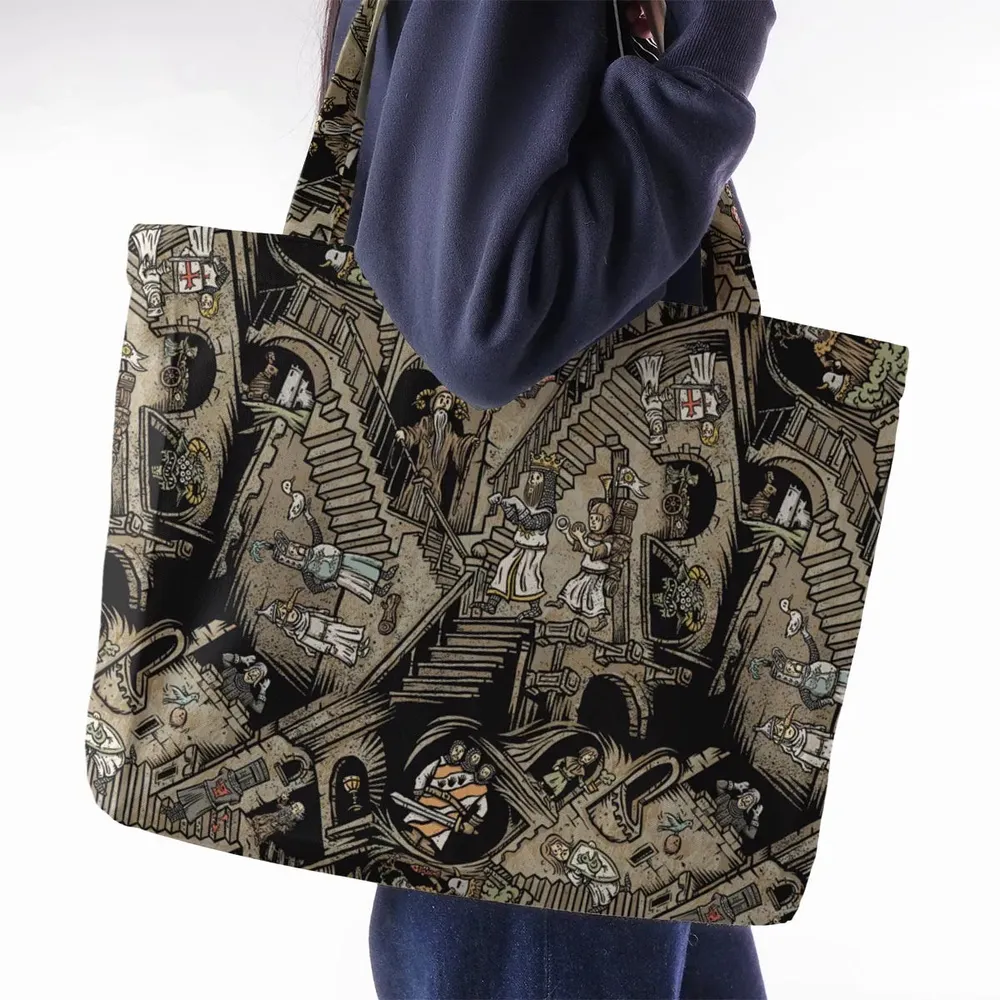 Monty Escher’s Relativity Large Tote Bag - 2