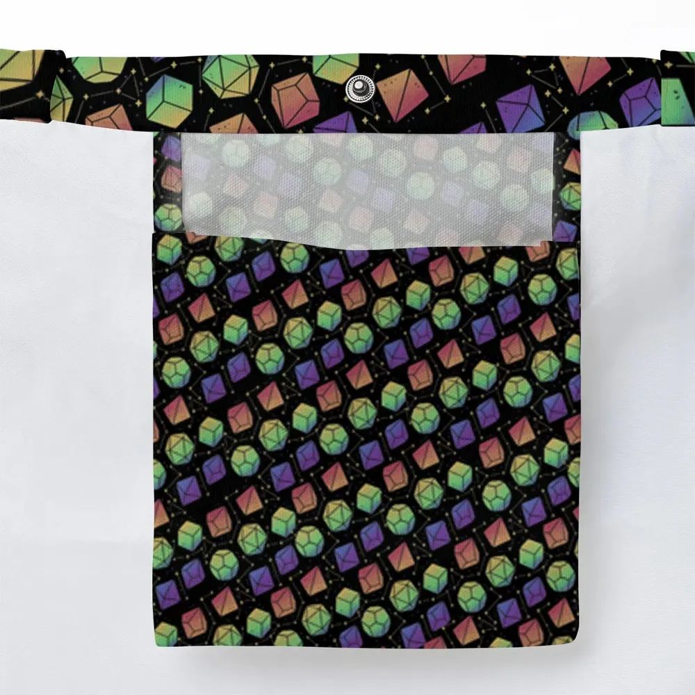 Rainbow Galaxy DnD Large Tote Bag - 3