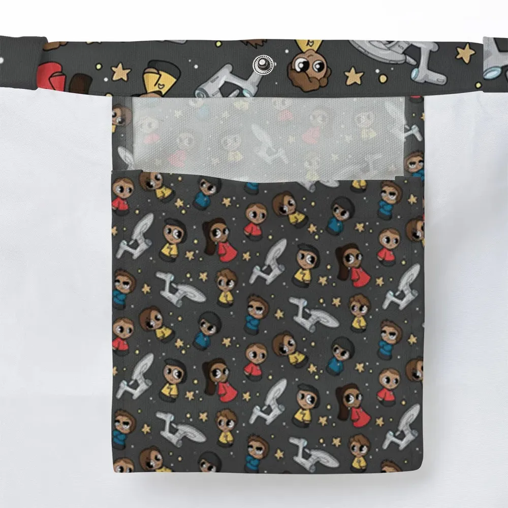 Cute Space Star Trek Large Tote Bag - 3