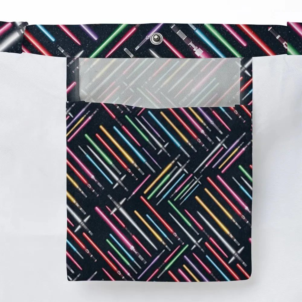 Lightsabers Star Wars Pattern Large Tote Bag - 3