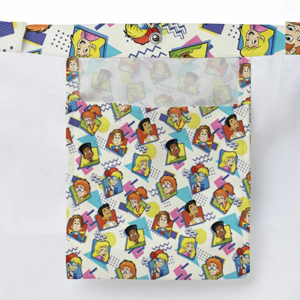 90s Pattern and Kids Club Large Tote Bag - 3