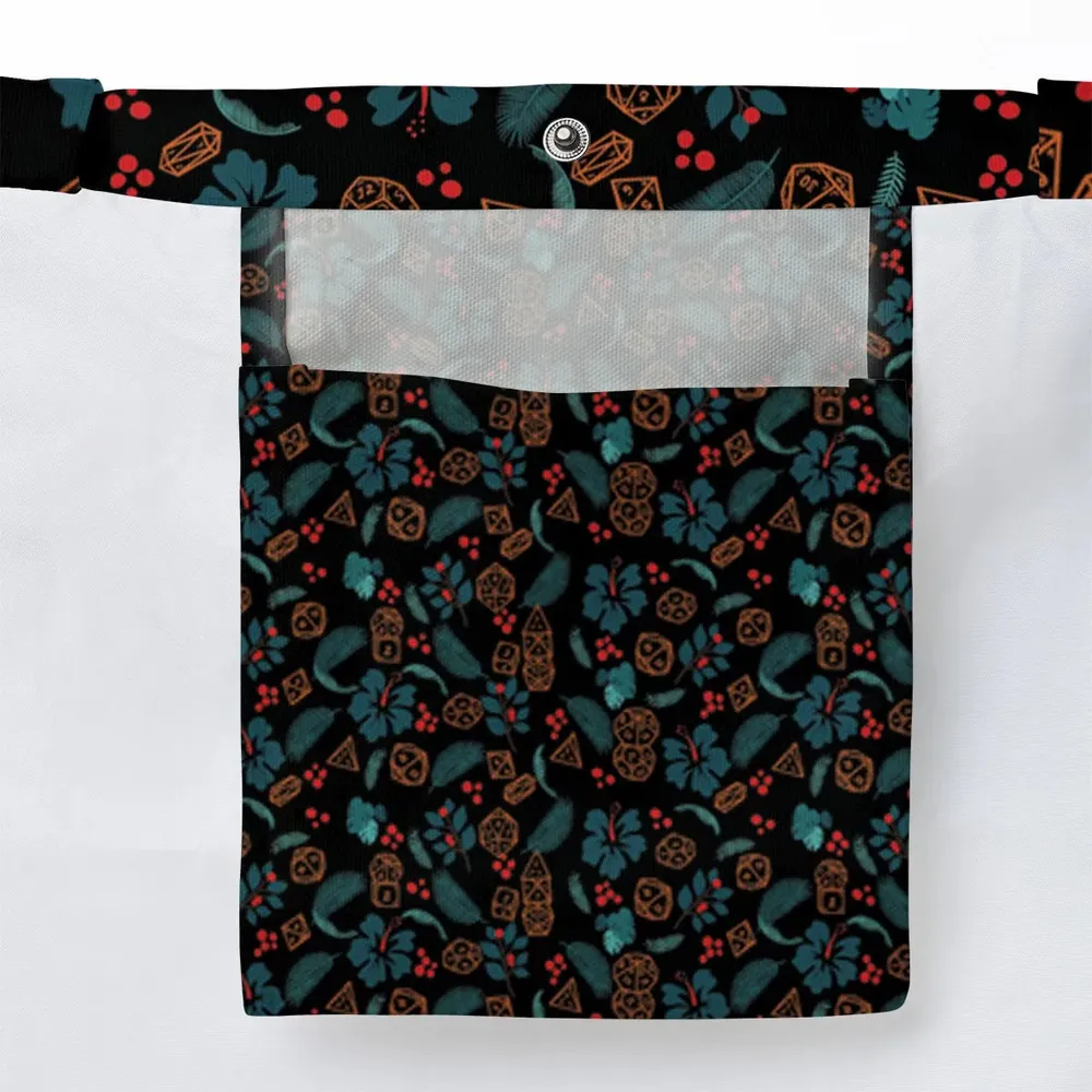 Floral Dice DnD Large Tote Bag - 3