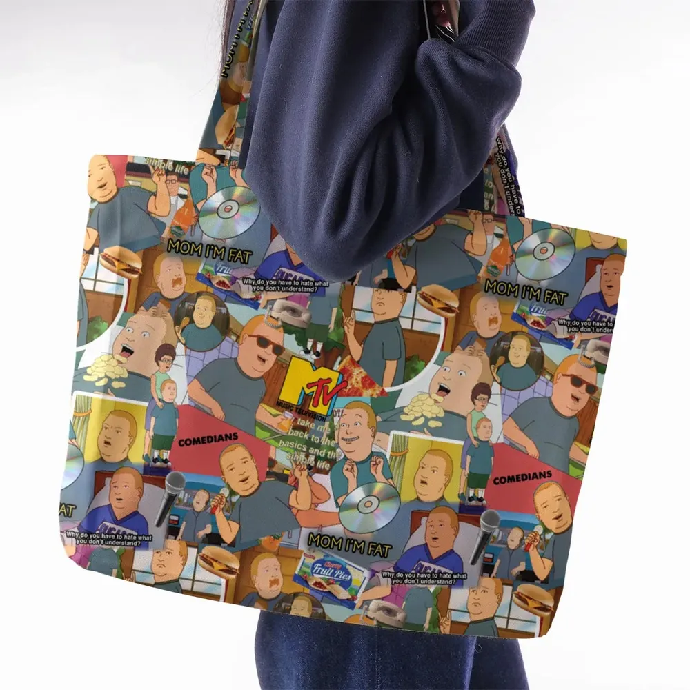 Comedian Bobby King Of The Hill Large Tote Bag - 2