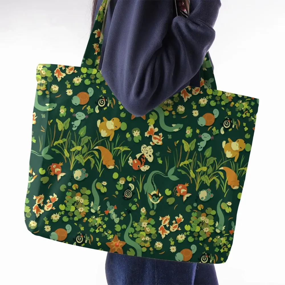 Under Water Type Pokemon Large Tote Bag - 2