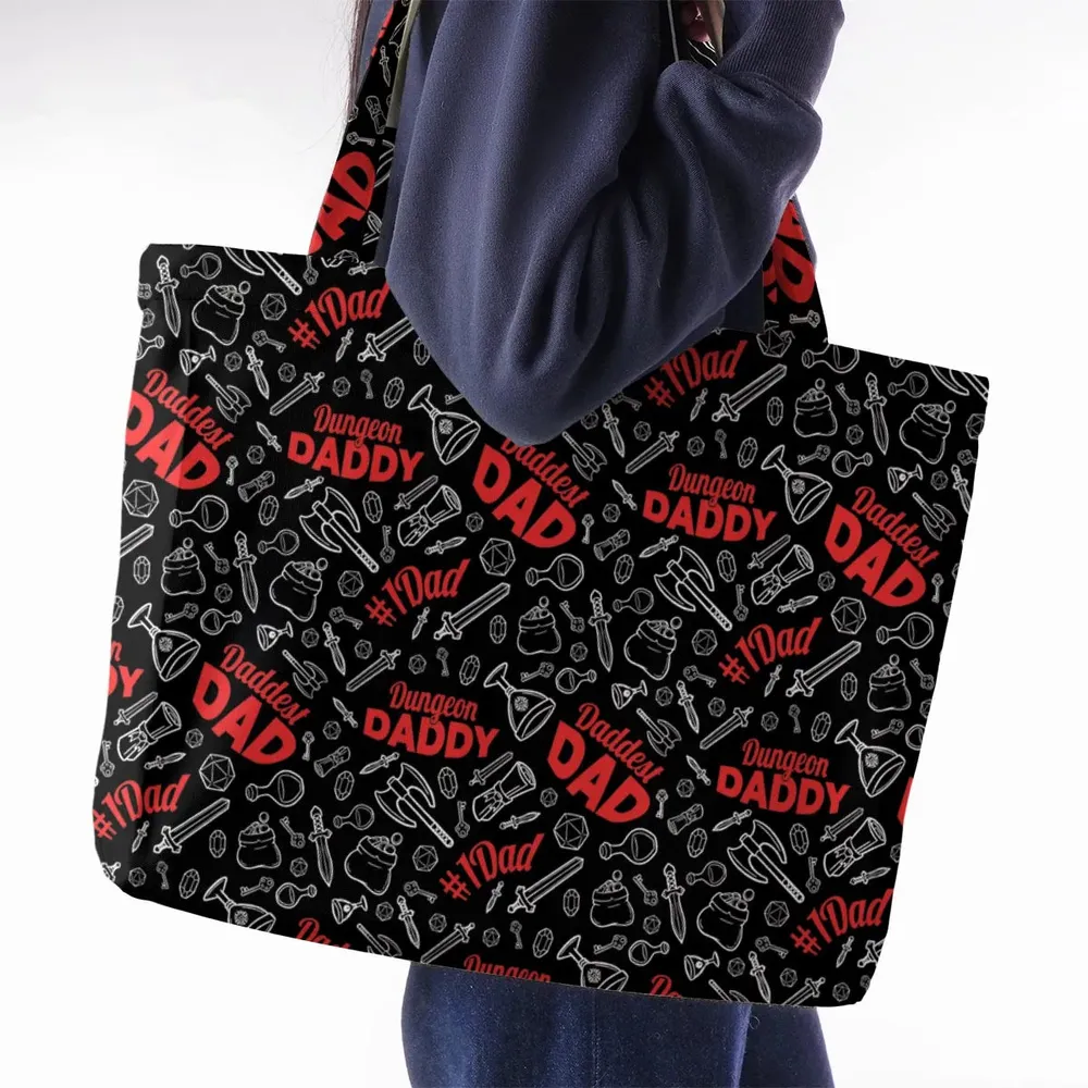 Dungeon Daddy DND Large Tote Bag - 2