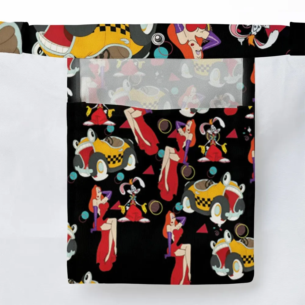 Retro 90s Jessica Rabbit Roger Rabbit Large Tote Bag - 3