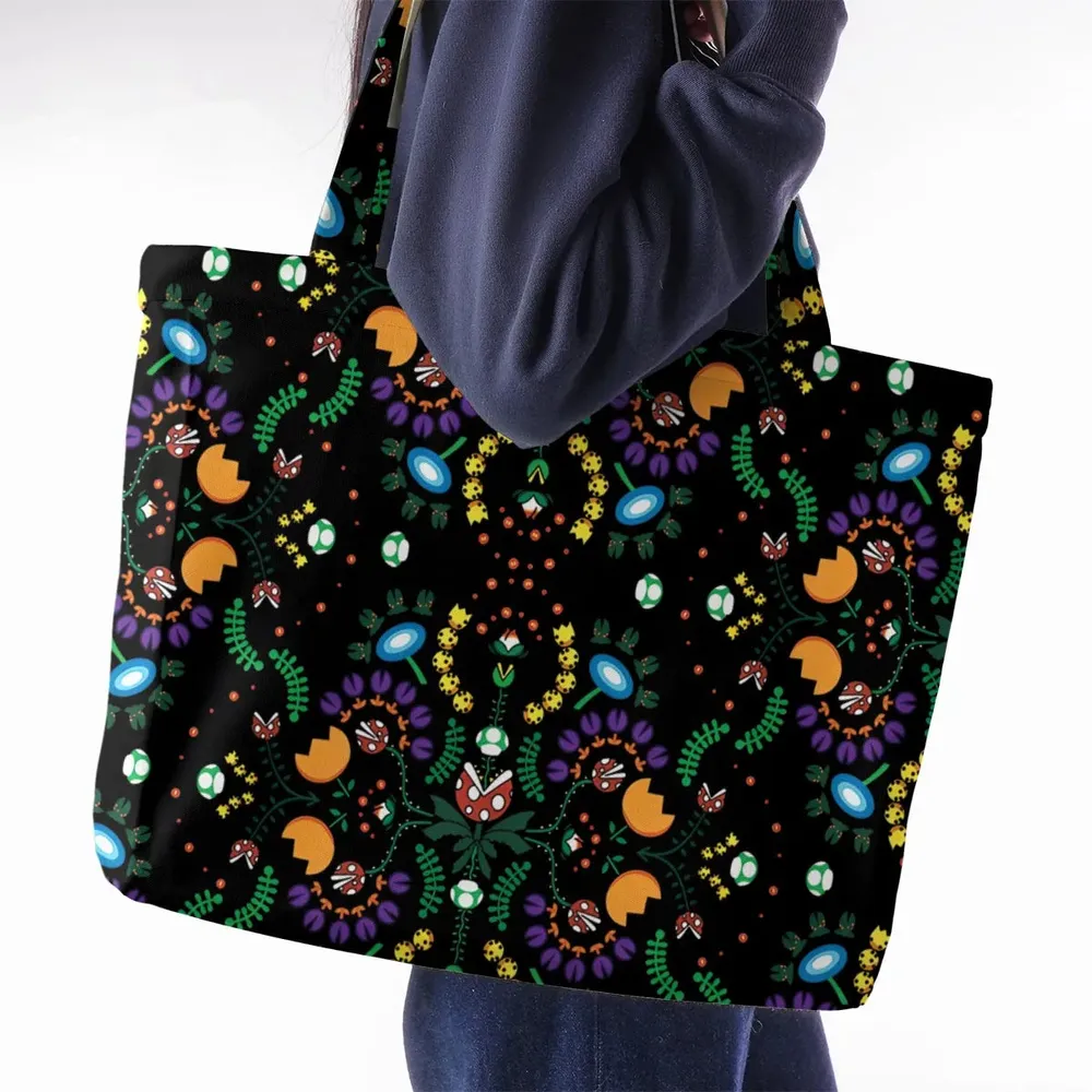 Mario Bros Piranha Plant Large Tote Bag - 2