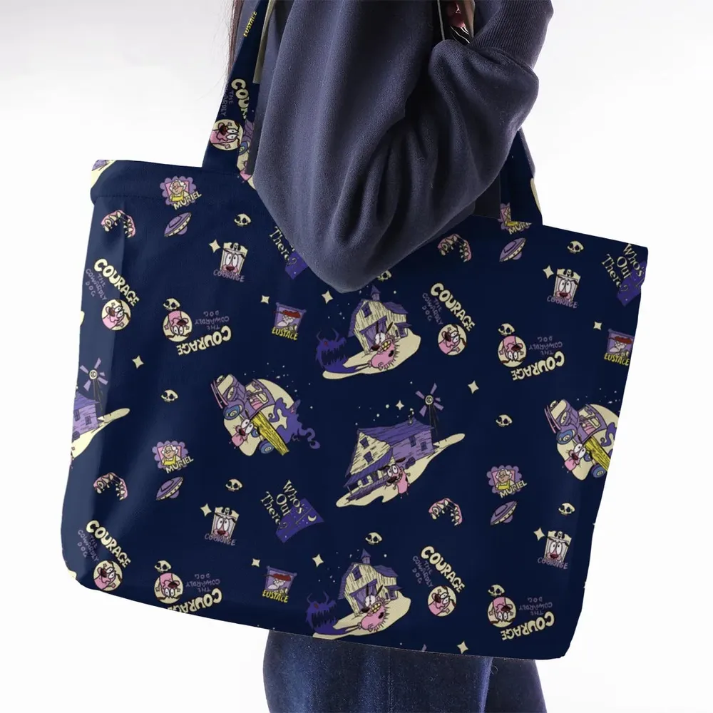Courage the Cowardly Dog Scenic Large Tote Bag - 2