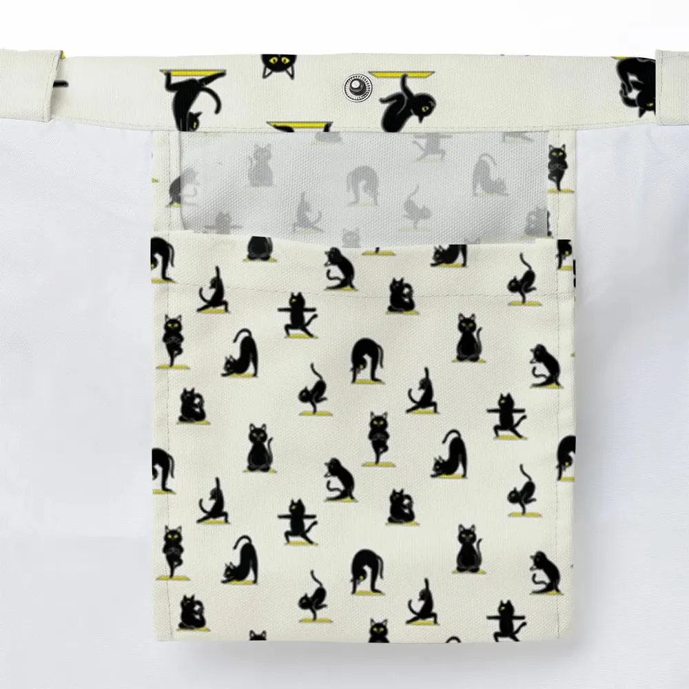 Bombay Cat Yoga Pattern Large Tote Bag - 3