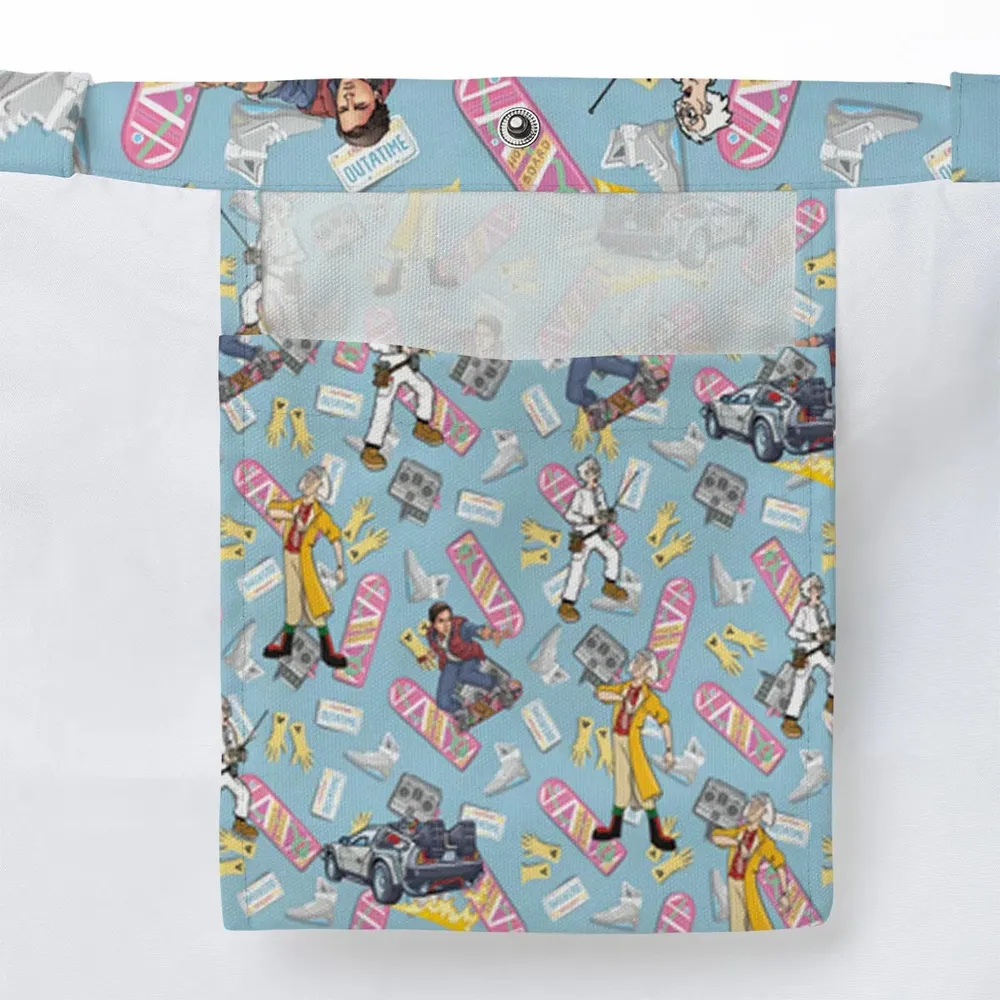 Marty McFly Dr. Emmett Brown Back To The Future Large Tote Bag - 3