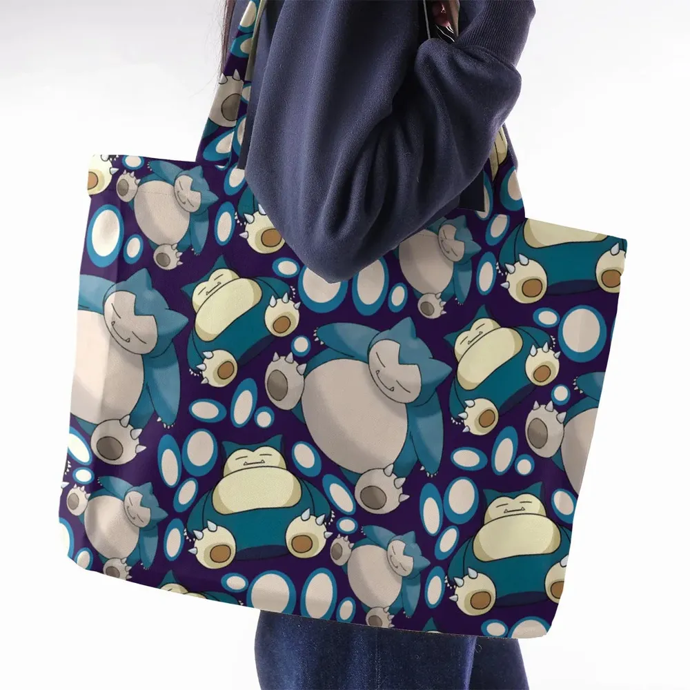 Snorlax Pokemon Large Tote Bag - 2