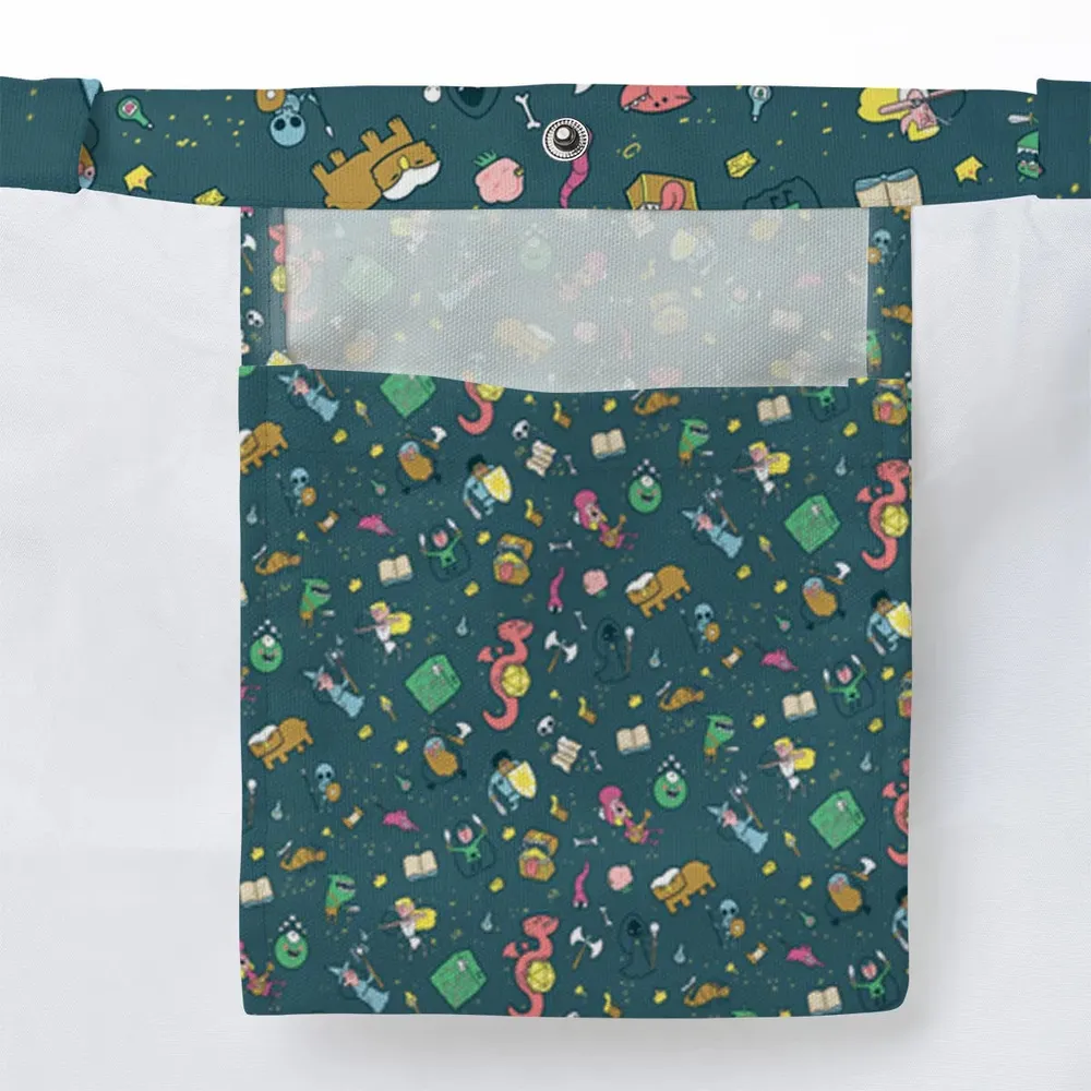Cute Doodle Dungeons Large Tote Bag - 3