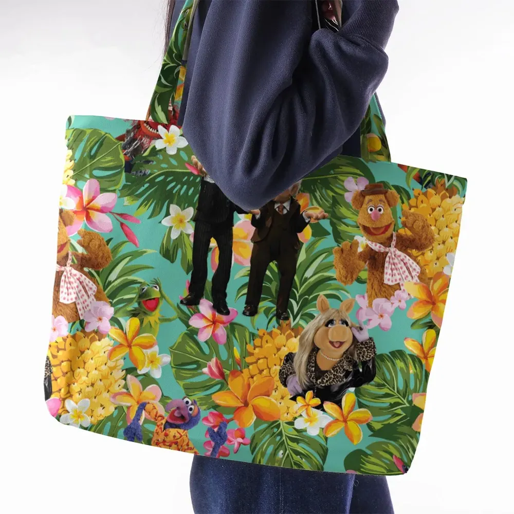 Statler And Waldorf Muppets Tropical Large Tote Bag - 2