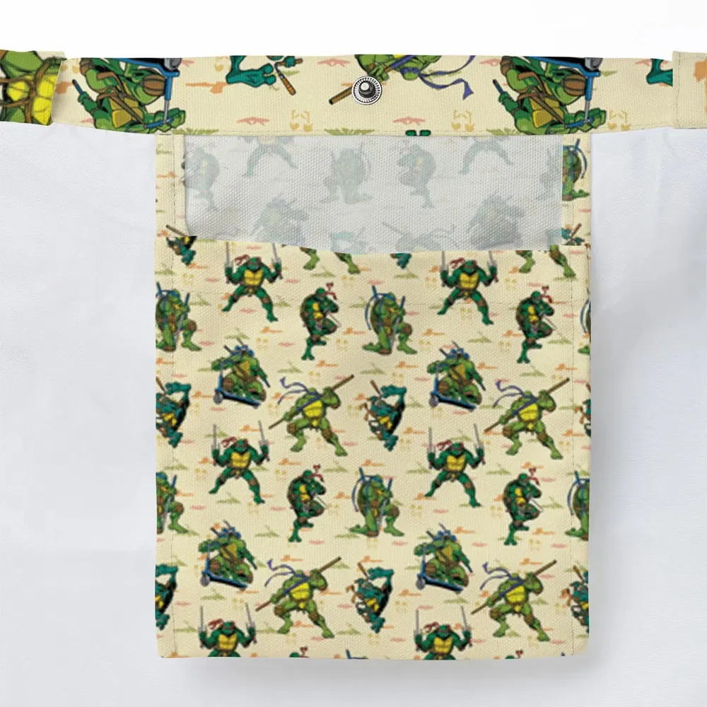 TMNT Characters Weapon Pattern Large Tote Bag - 3